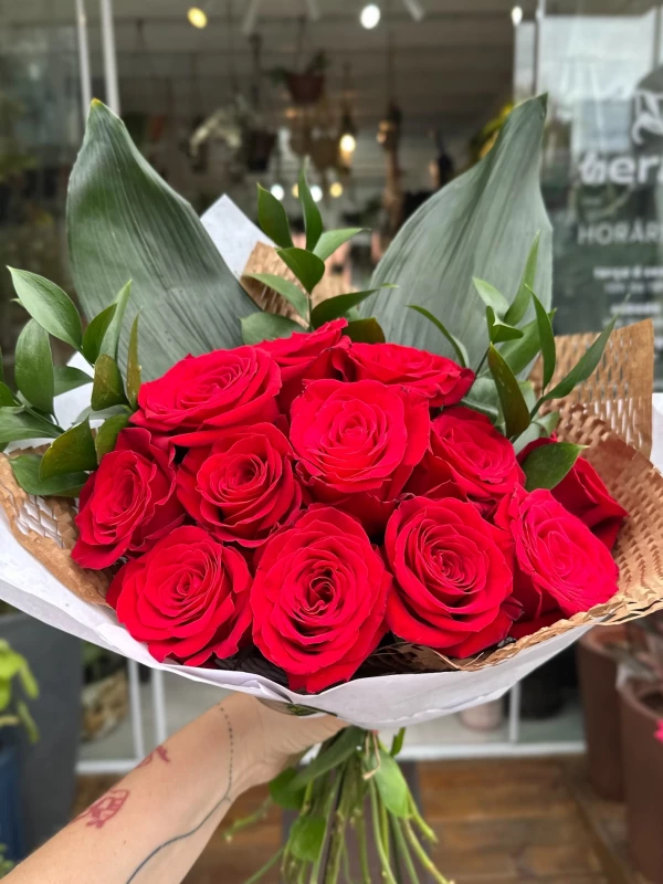 Buquê de 12 Rosas